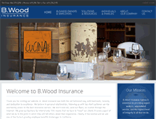 Tablet Screenshot of bwoodinsurance.com